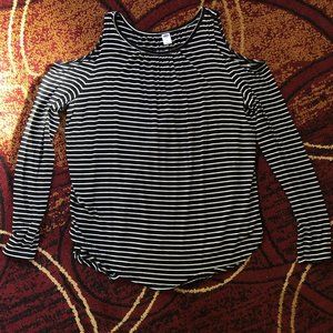 Old Navy -Off the Shoulder Shirt
